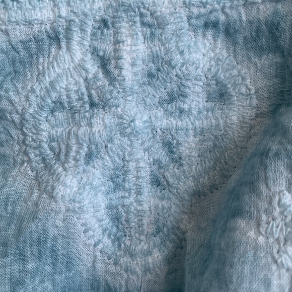 NWT Blue tie-dyed crotchet top - Picture 6 of 9